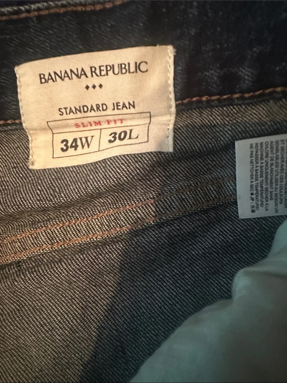 Banana Republic Men’s Jeans slim 34/30 EUC